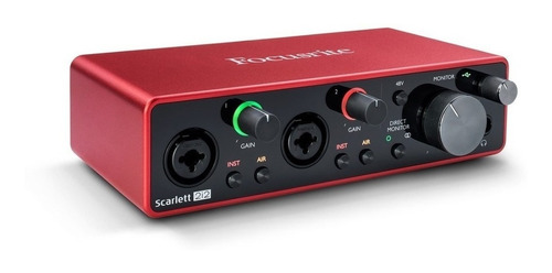 Focusrite Scarlett 2i2 3era Generacion Placa Audio Usb 18c