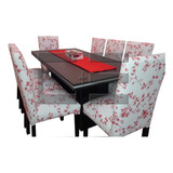 Juego Comedor Modernotr 180x90+8 Silla Eco C/dibuj