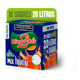 Jugo De Mix Frutal  Rindedos  Mixen Polvo Pack X 10