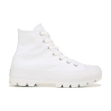 Tenis Para Mujer Converse All Star Chuck Taylor Lugged High Top Color Blanco - Adulto 26 Mx