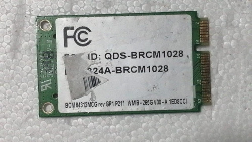 Tarj Wifi Broadcom Bcm94312mcg Rev Gp1 P211 Wmib-265g V00 -a