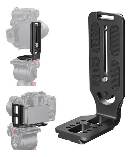 Plate Tripé Gimbal Câmera Na Vertical L Suporte Alumínio