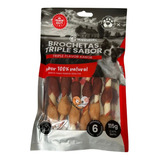 Brochetas Triple Sabor Para Perros 6 Un | Snack