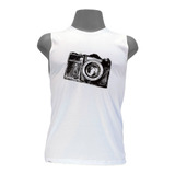 Camiseta Regata Masculina - Câmera Fotográfica