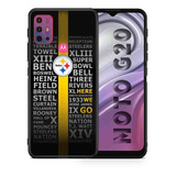 Funda Moto G20 Steelers Legacy Tpu/pm Uso Rudo