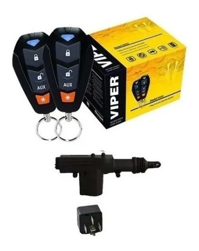 Kit Alarma Seguridad Viper 3400v Con 1 Seguro Eléctrico