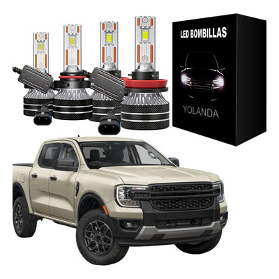 Para Ford Ranger 20172025 Luz Blanca Brillo Intenso Faros | Envío gratis