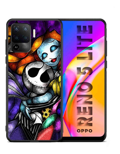 Funda Oppo Reno 5 Lite Jack Y Sally Tpu/pm Uso Rudo