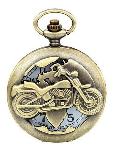Reloj Bolsillo Moto Harley + Estuche Dayoshop