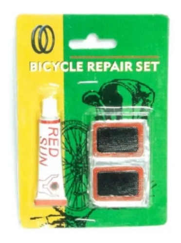 Kit Para Reparar Bicicletas Pegamento + 3 Parches 