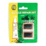 Kit Para Reparar Bicicletas Pegamento + 3 Parches 