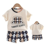 Conjunto Ropa Niños Polera Y Short Para Verano Talla 2 A 8