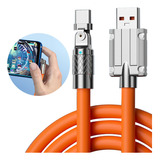 Cable Usb Tipo C Carga Rápida 1.2m 6a Para Samsung Xiaomi