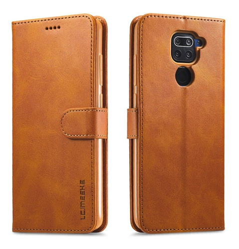 Carcasa Cartera De Cuero Para Xiaomi Redmi Note 9s/9 Pro