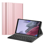 Fintie Funda Teclado Samsung Galaxy Tab A7 Lite 8.7 Oro Rosa
