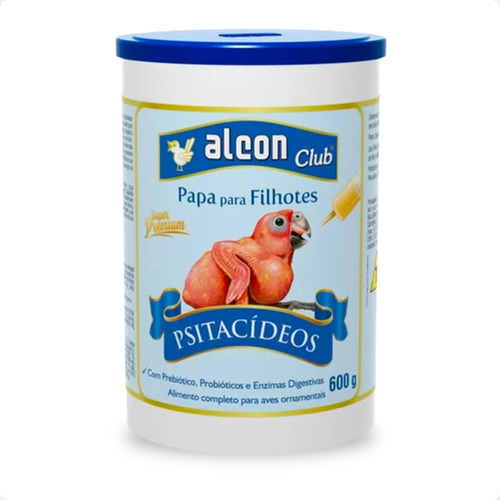 Alcon Club Papa Para Filhotes Psitacídeos 600g Super Premium