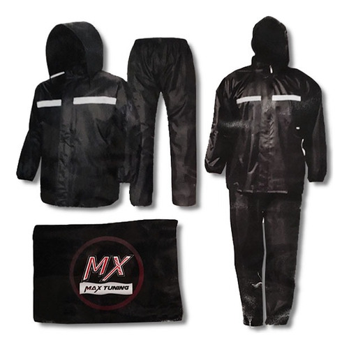 Traje Lluvia Conjunto Equipo Piloto Moto Impermeable  L Xl