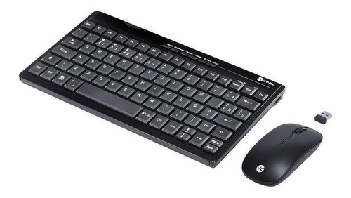 Kit De Teclado E Mouse Sem Fio Vinik Dc110 Português Brasil De Cor Preto