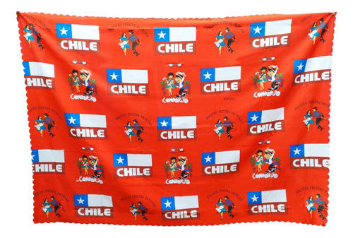 Mantel De Tela Fiestas Patrias Rectangular Mesa Larga Top 18