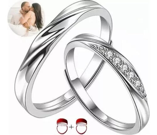 Anillos De Parejas Plata 925 Para Mujeres Y Hombres