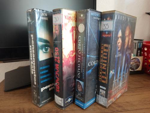 Lote Com 4 Vhs - O 5 Elemento, Corpo Fechado E Mais