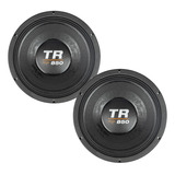 Par Alto Falante 12p Triton Tr850 8 Ohms Preto 850w Rms