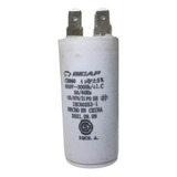 Capacitor Sicap 4 Uf Mf + 5% 450v 50 60 Hz 4 Pines