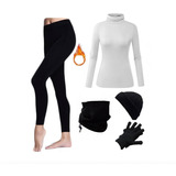 Combo Ropa Termicax5 Leggings Camisa Bufanda Guantes Gorro