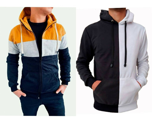 2x1 Buzo Hombre Saco Capucha Ropa Chaqueta Buzos Abrigo