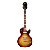 Guitarra Eléctrica Cort Cr Series Cr300 Single-cutaway De Caoba Aged Vintage Sunburst Semibrillante Con Diapasón De Jatoba