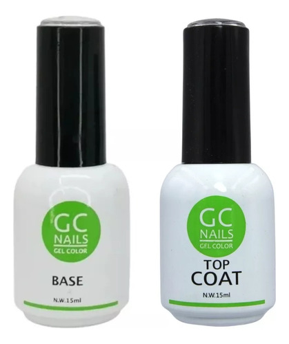 Duo Base Y Top Coat Gc Nails 15 Ml