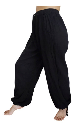 Babucha Bambula Pantalon Yoga Tai Chi Meditacion Relax Mujer