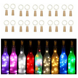 D Lote Serie Luces Led Botella Corcho Botella 2m, 20 Uds [u]