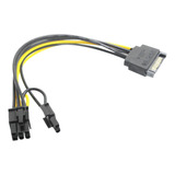 Cable De Fuente De Alimentación Pci-e De 15 Pines Macho A 8