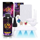 Zoncolor Epoxy Uv Light Resin Kit - Moldes De Silicona Uv Cl