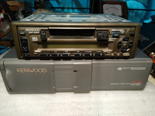 Stereo Y Caja De Cd's Kenwood Vintage