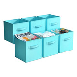 Set 6 Cajas Organizadores Almacenamiento Ropa Objetos Plegab