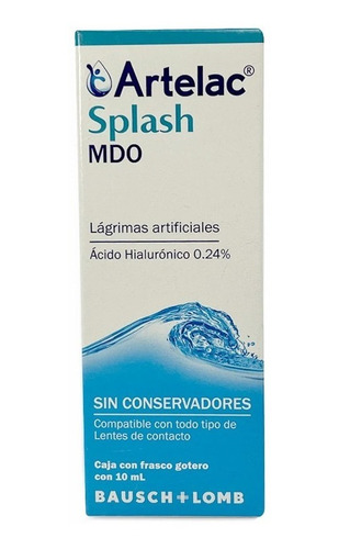 Artelac Splash Solución 10ml Ácido Hialurónico 0.024mg