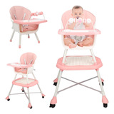 Silla Periquera Para Bebe Alta Plegable Portatil 3 En 1 