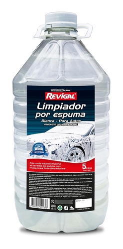 Limpiador Por Espuma Activa Revigal  X 5 L