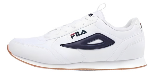 Tenis Fila De Hombre Zellini Gum 1rm02057 125 Casual Blanco