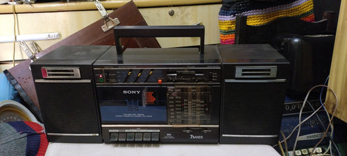 Rádio Sony Cfs3000s Uma Saída Não Funciona Pega Rádio E Fita