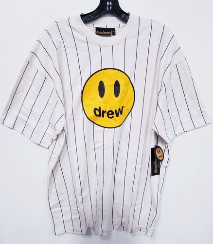 Drew House Mascot Ss T-shirt Navy Pinstripe Sz Xs