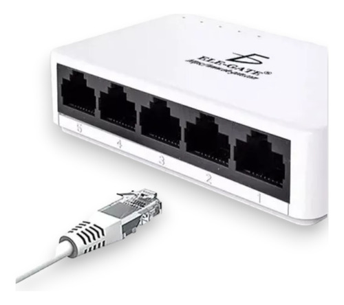 Switch 5 Puertos 10/100 Mbps Hub Internet Ethernet Rj45