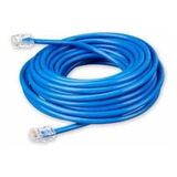 Cabo De Rede Lan Internet 10 Metros Montado E Testado Azul