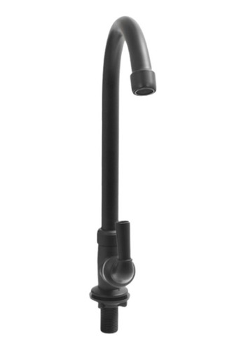 Llave Cuello Ganso P/aleta Para Mesa Negro Mate Uduke 