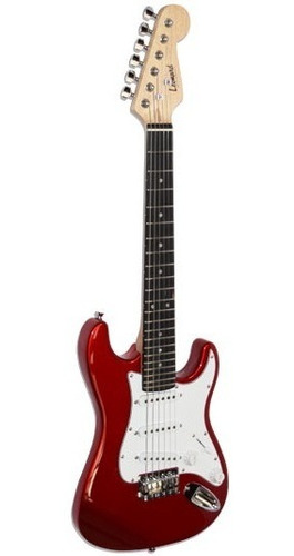 Guitarra Leonard Stratocaster Le363 Infantil 3/4 Roja