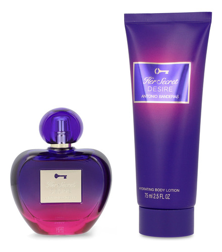 Set Her Secret Desire 2pz 80ml Edt Spray/ Body Lotion 75ml