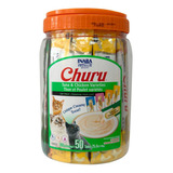 Churu Gatos Tarro Variedades Atún Y Pollo 50 Tubitos