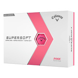 Pelotas Golf Callaway Supersoft - Caja X 12 - Rosa Color Rosa Chicle